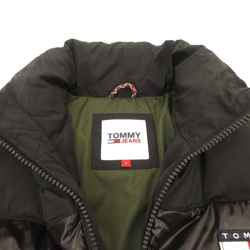 【中古】TOMMY JEANS | トミージーンズ TONAL COLORBLOCK PUFFER ダウンジャケット DM0DM11207 ブラック サイズ:S