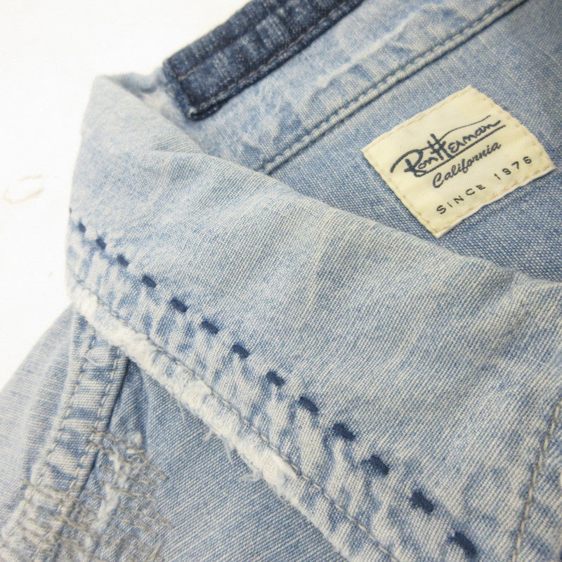 【中古】Ron Herman | ロンハーマン その他トップス 522070174-1071 リペア加工 ブルー サイズ:S
