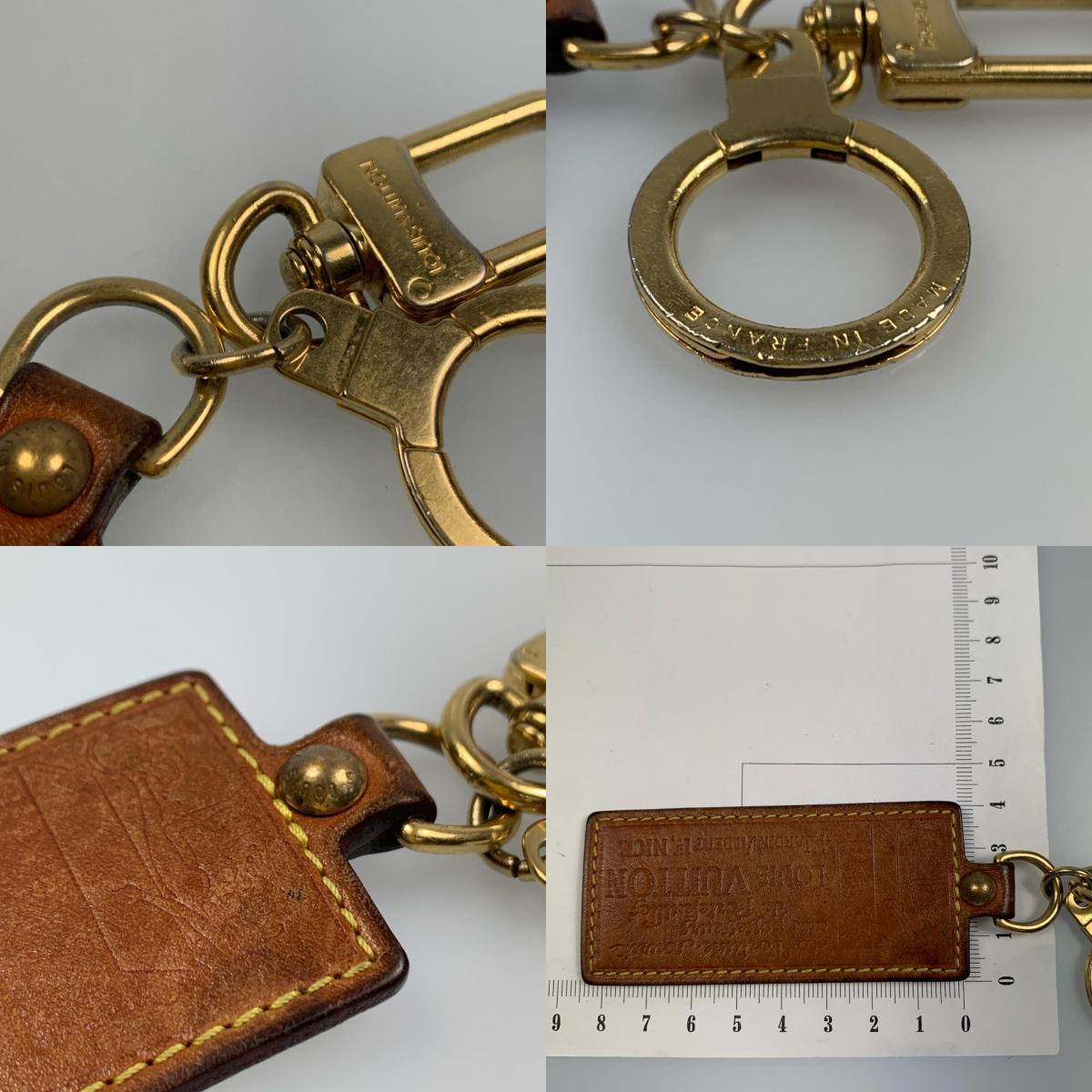 【中古】LOUIS VUITTON | ルイ・ヴィトン ポルトクレフォルテュンヌ キーホルダー M85378 CT1015