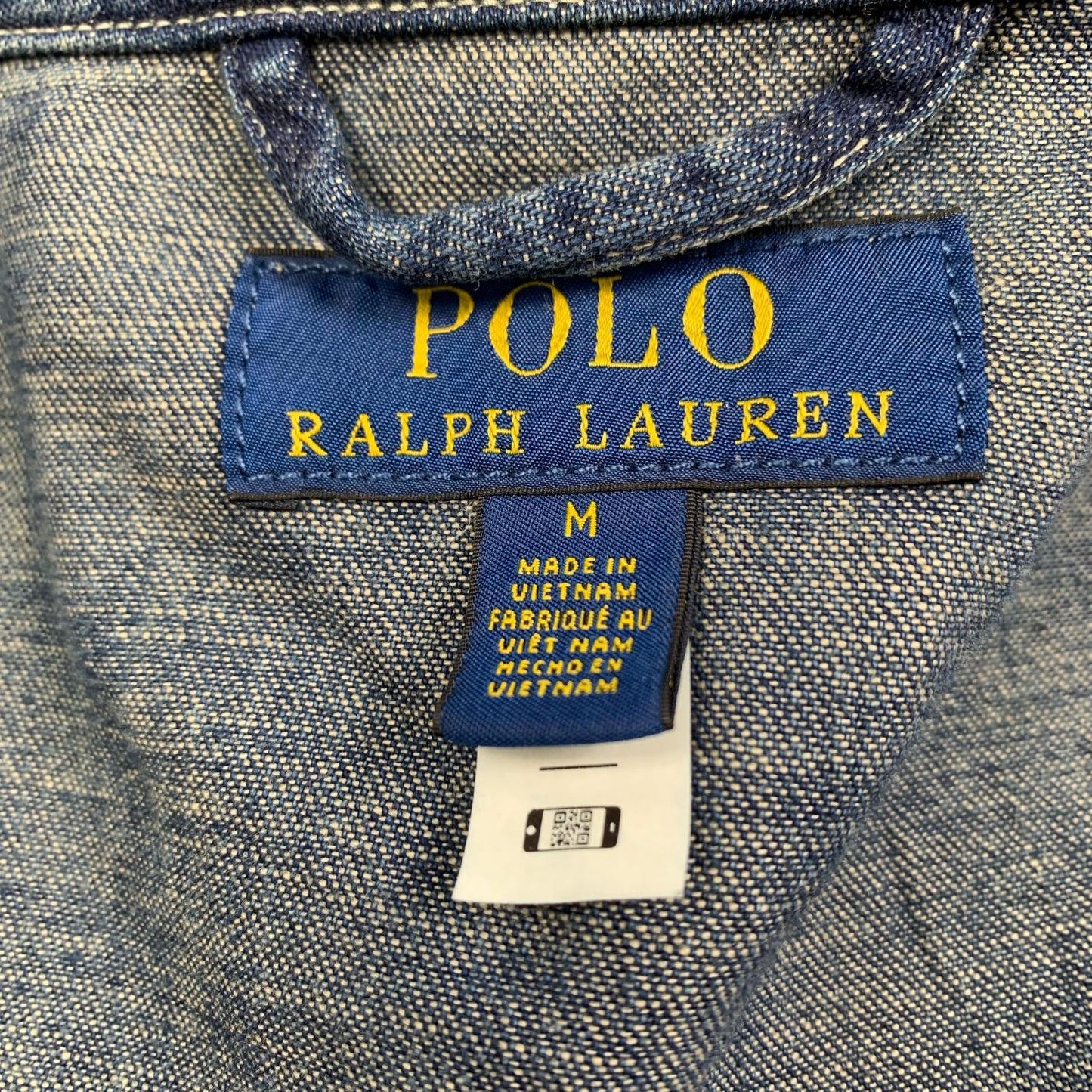 【中古】POLO RALPH LAUREN | ポロ・ラルフローレン Bayport インディゴダイド デニム ジャケット ブルゾン ブルー サイズ:M