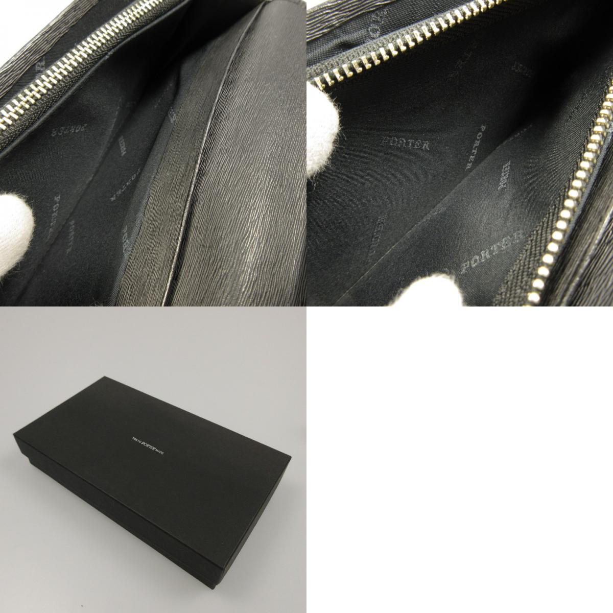 【中古】PORTER | ポーター CURRENT 長財布 052-02201 ブラック
