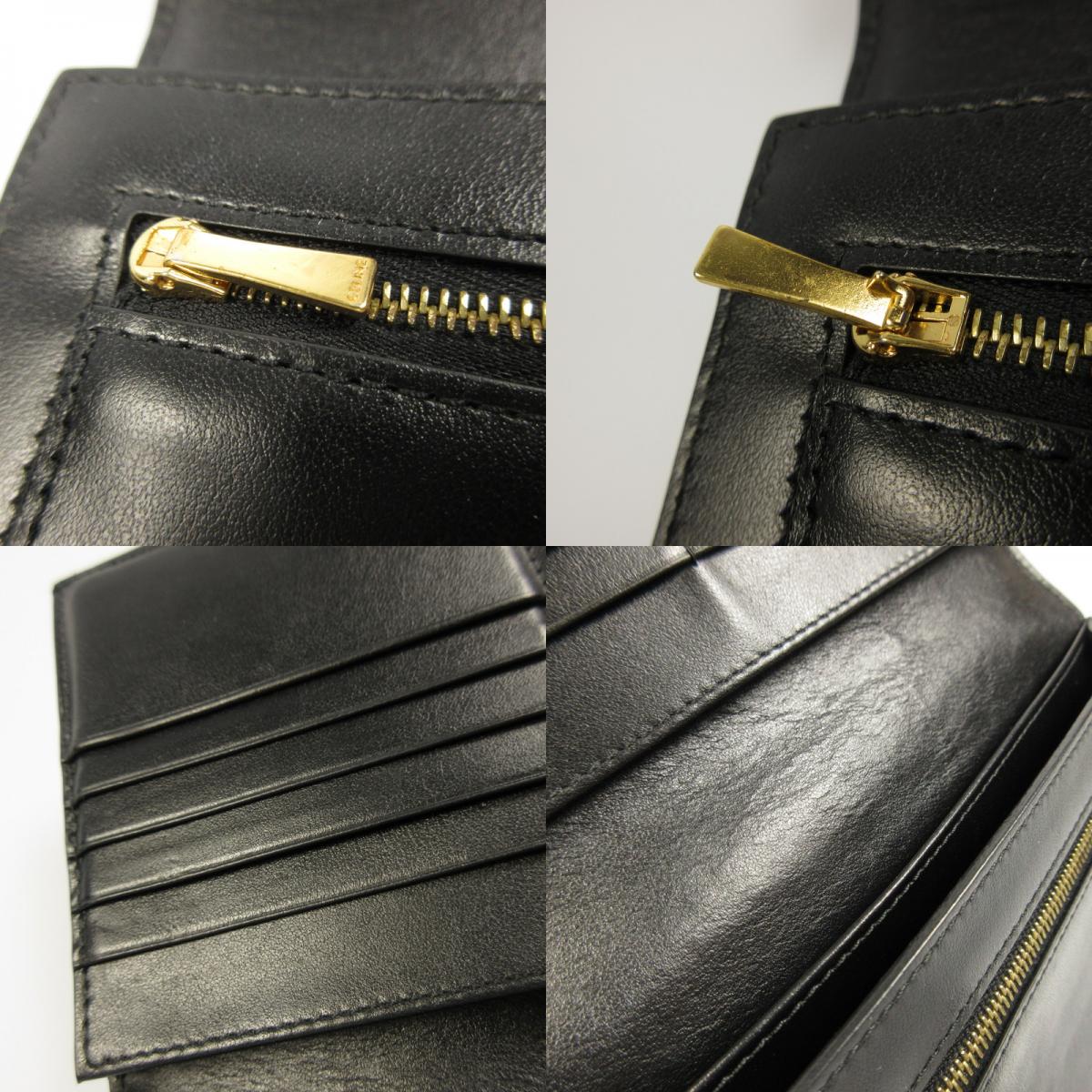 【中古】CELINE | セリーヌ ラージストラップウォレット 長財布 10B633BFP