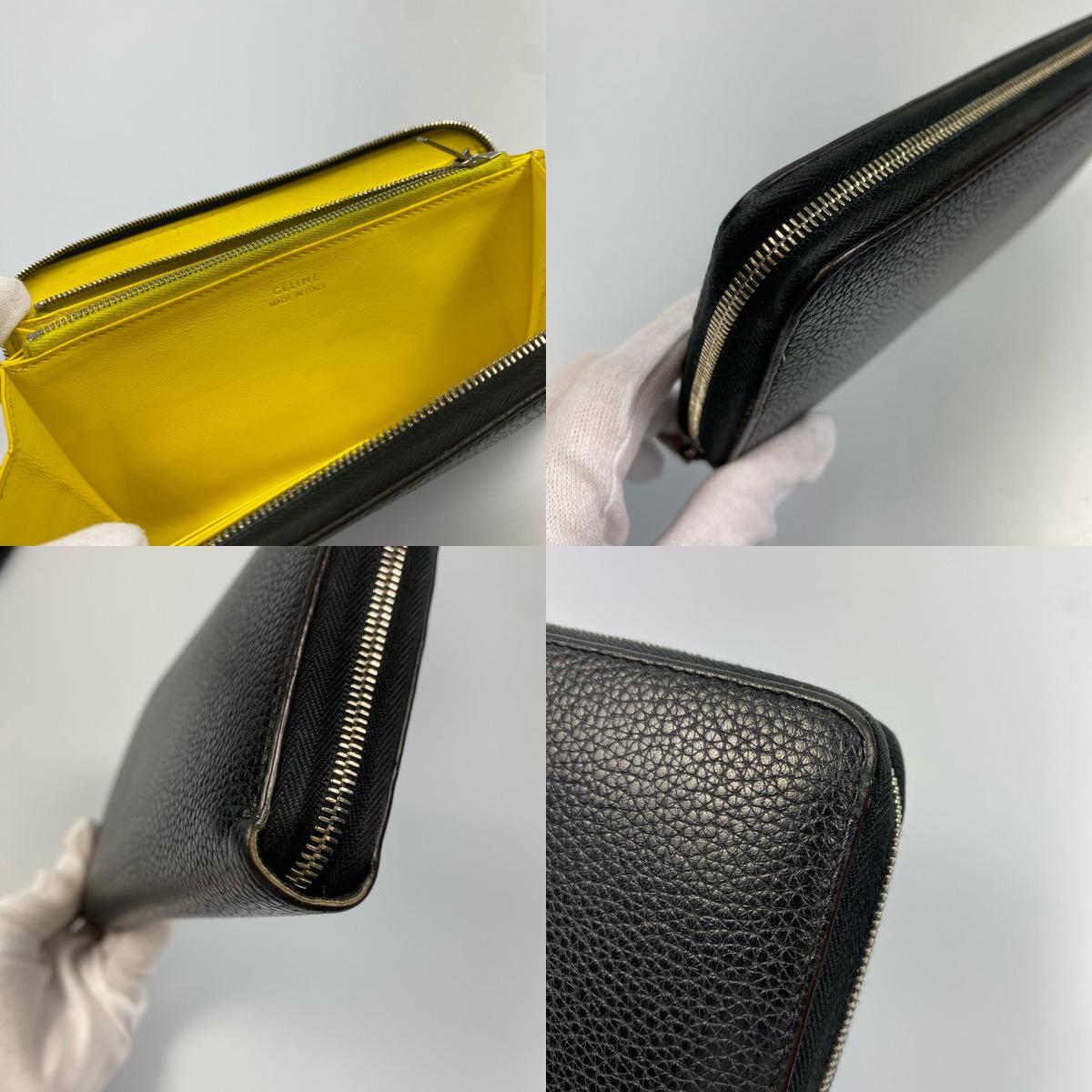【中古】CELINE | セリーヌ ラージジップマルチファンクション 長財布 105003