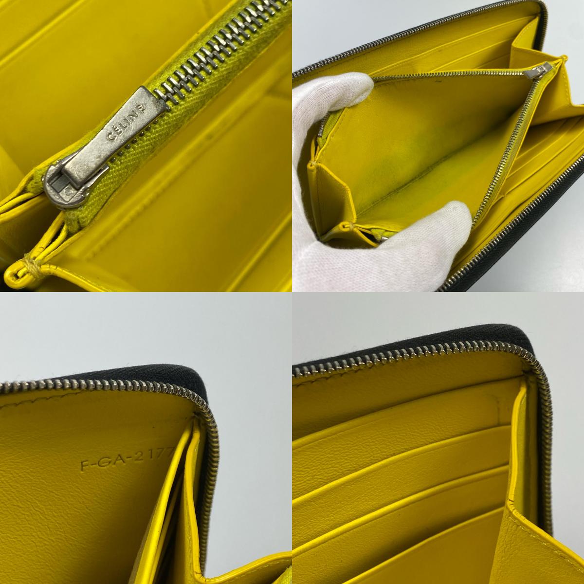 【中古】CELINE | セリーヌ ラージジップマルチファンクション 長財布 105003