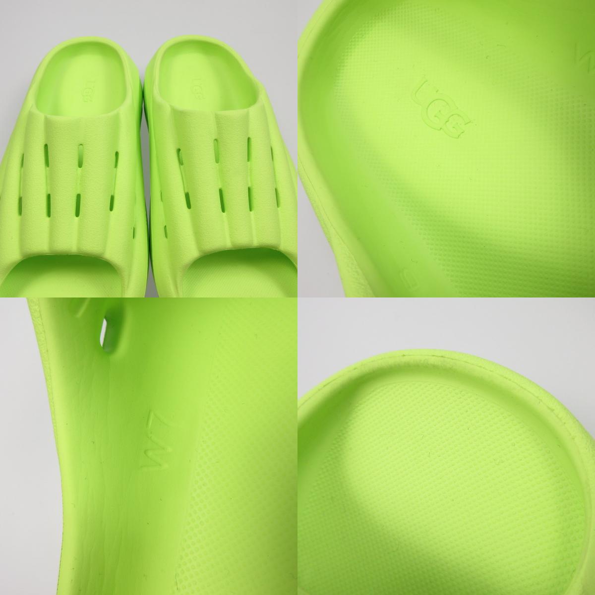 【中古】UGG | アグ FOAMO SLIDE サンダル ライトグリーン 24cm