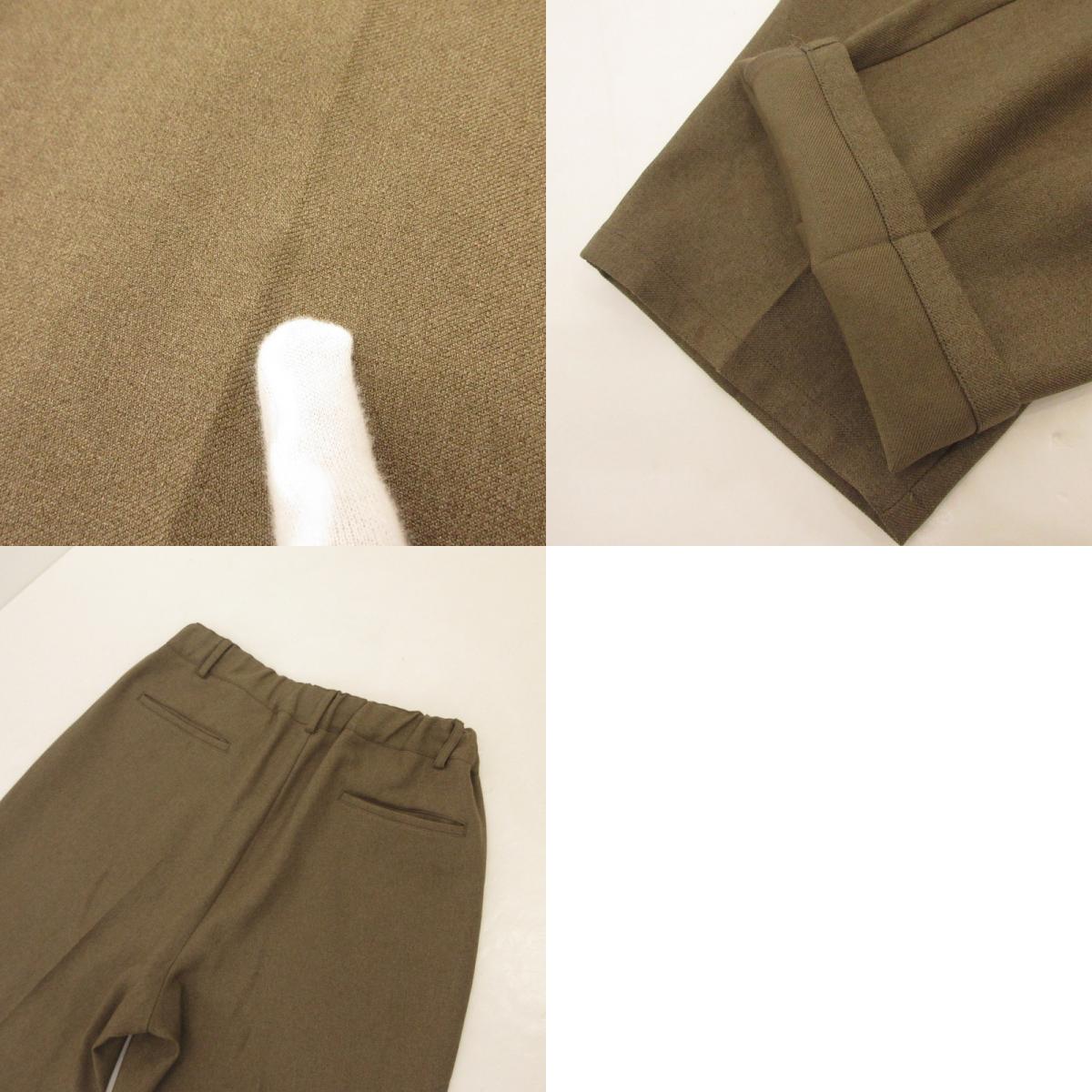 【中古】SOGLIA | ソグリア STA-PREST Easy Slacks Pants パンツ ブラウン サイズ:L
