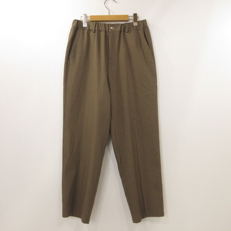 【中古】SOGLIA | ソグリア STA-PREST Easy Slacks Pants パンツ ブラウン サイズ:L