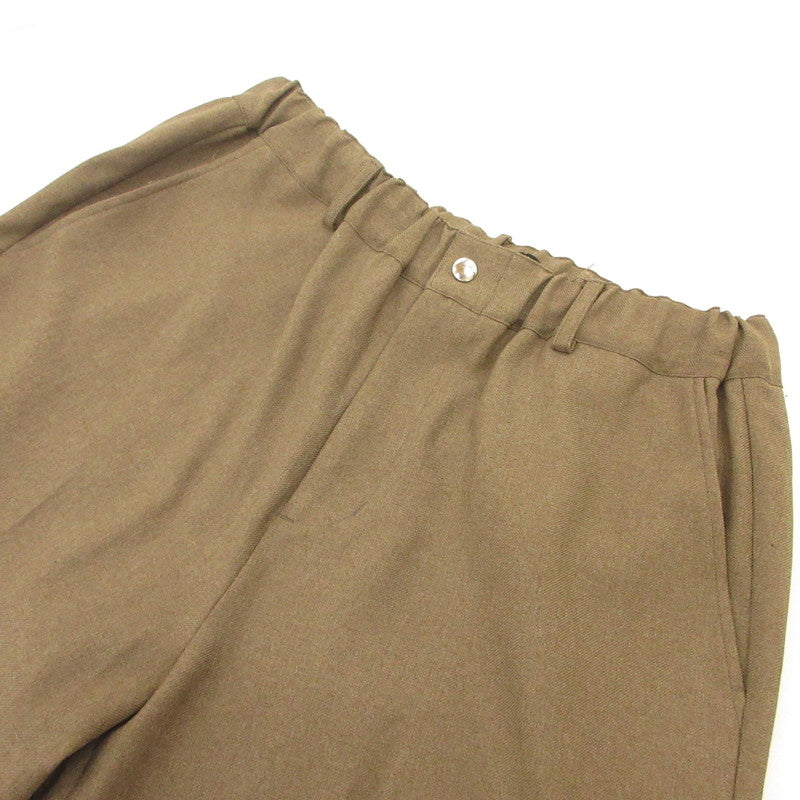 【中古】SOGLIA | ソグリア STA-PREST Easy Slacks Pants パンツ ブラウン サイズ:L