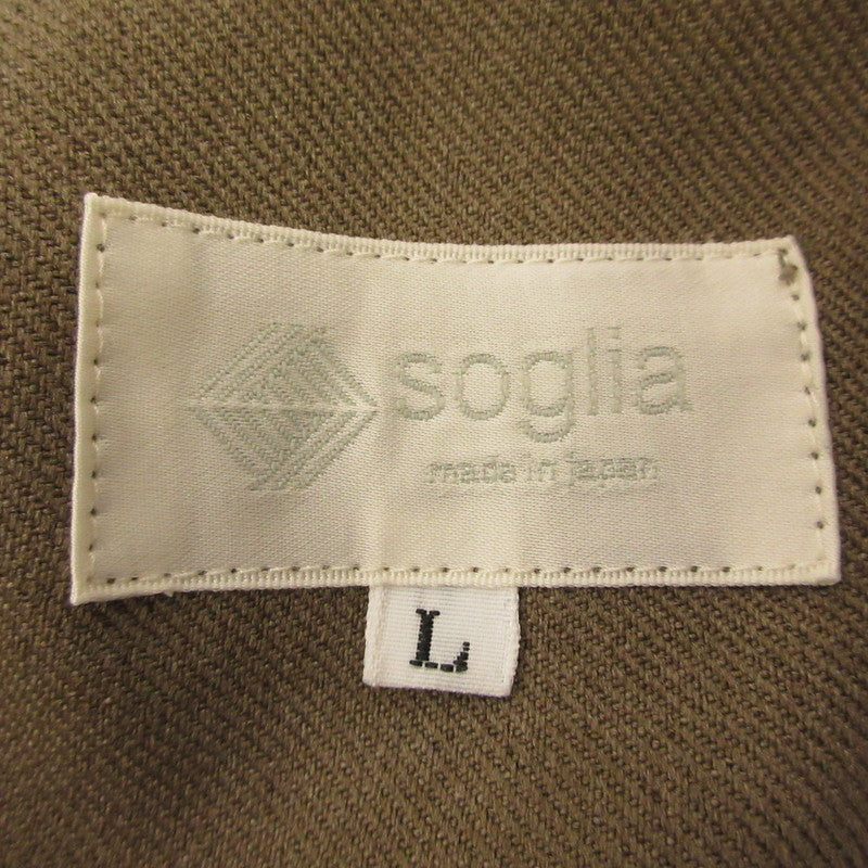 【中古】SOGLIA | ソグリア STA-PREST Easy Slacks Pants パンツ ブラウン サイズ:L