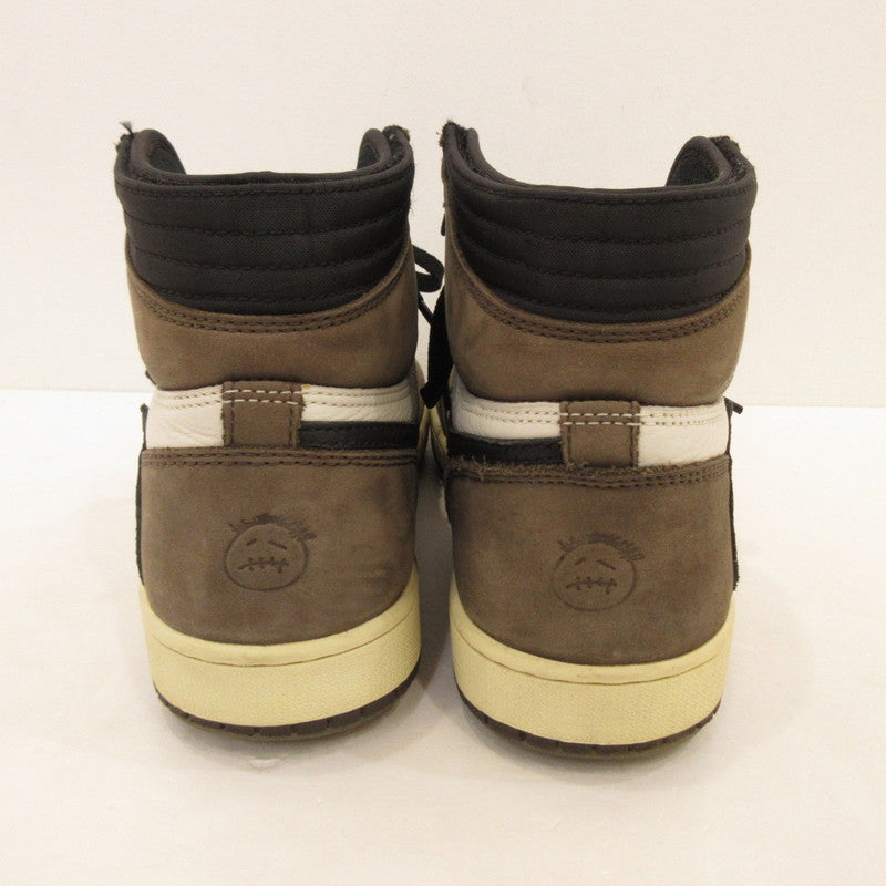 【中古】NIKE | ナイキ AIR JORDAN 1 HI OG TS SP スニーカー CD4487-100 カーキ 27.5cm
