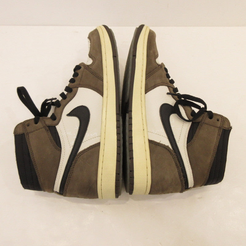 【中古】NIKE | ナイキ AIR JORDAN 1 HI OG TS SP スニーカー CD4487-100 カーキ 27.5cm