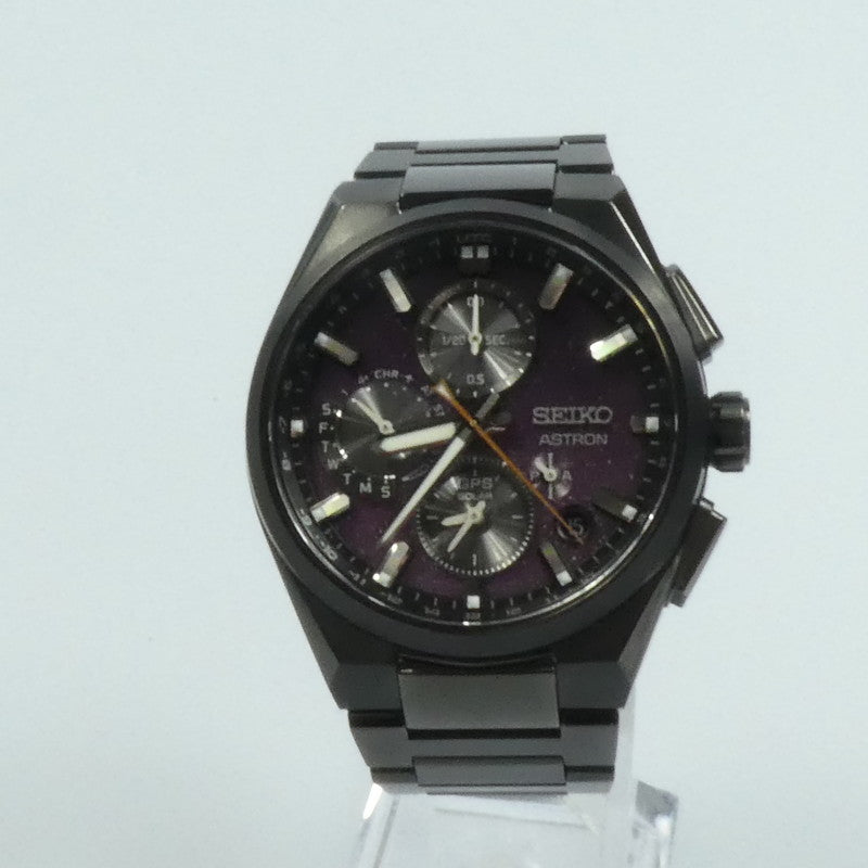 【中古】SEIKO | セイコー ASTRON Nexter “Starry Sky” 2025限定モデル 腕時計 SBXC171 年式:2025S/S GSP衛星電波/他モデル純正BOX付 ブラック