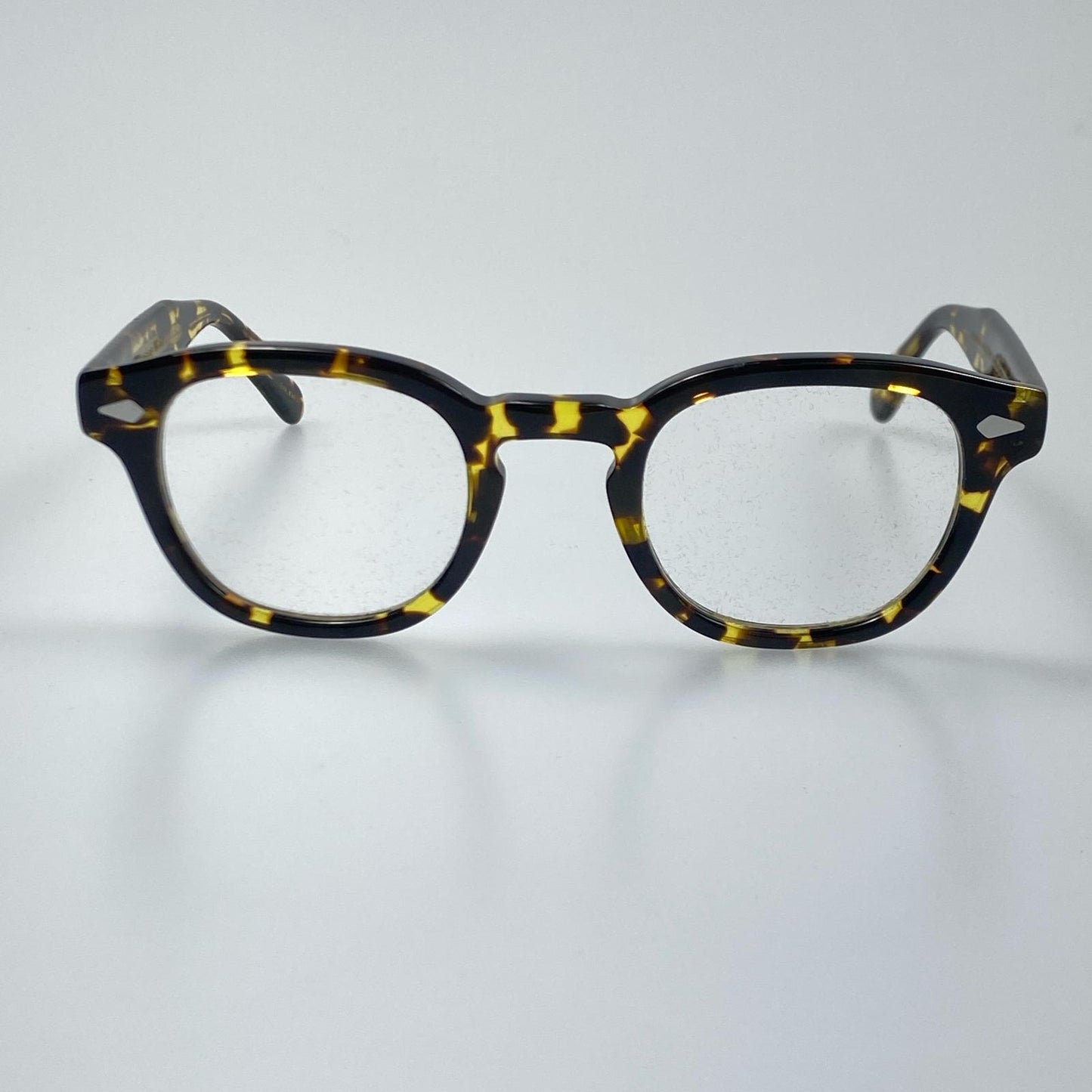 【中古】MOSCOT | モスコット LEMTOSH メガネ 度入りメガネ サイズ:46□24 ブラウン