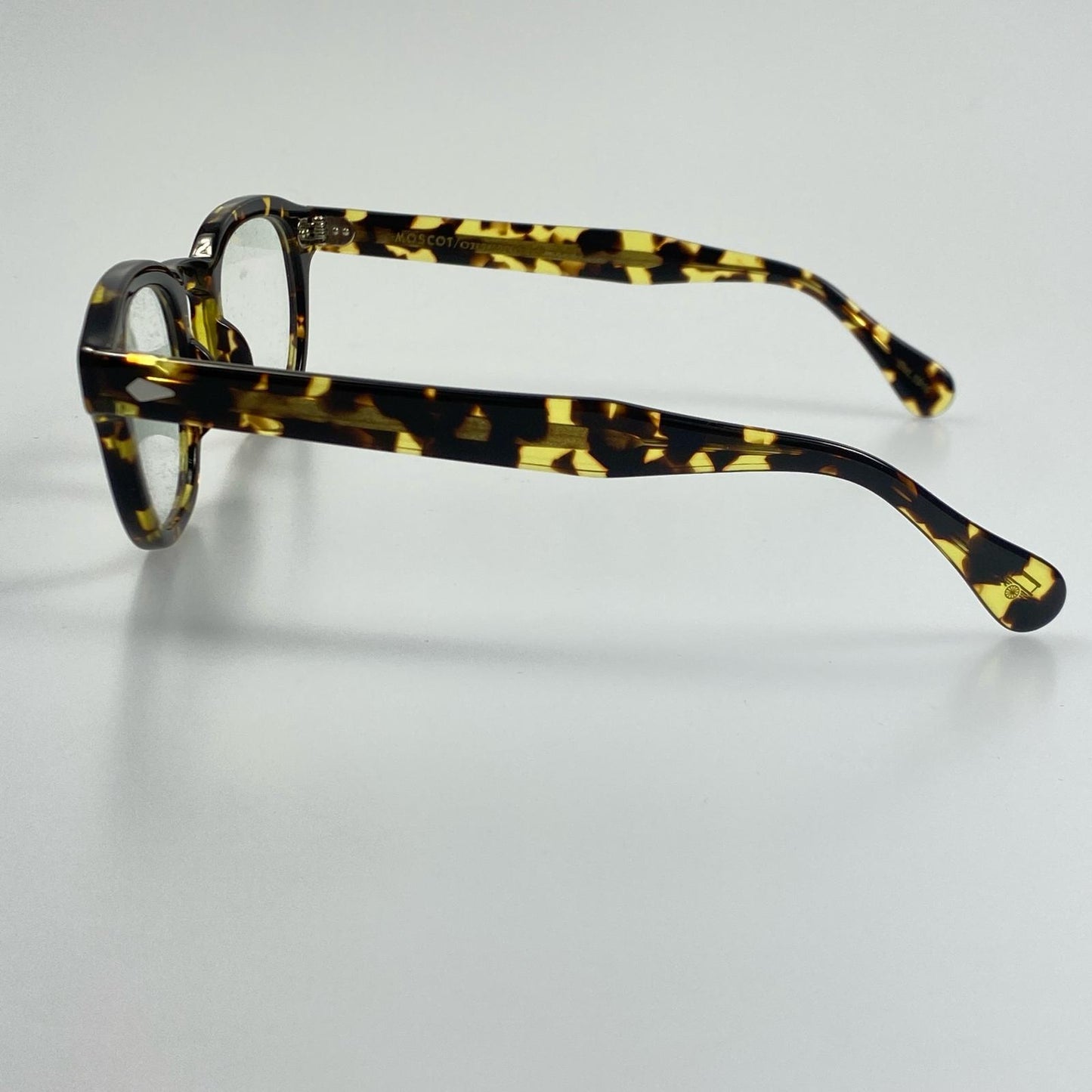 【中古】MOSCOT | モスコット LEMTOSH メガネ 度入りメガネ サイズ:46□24 ブラウン