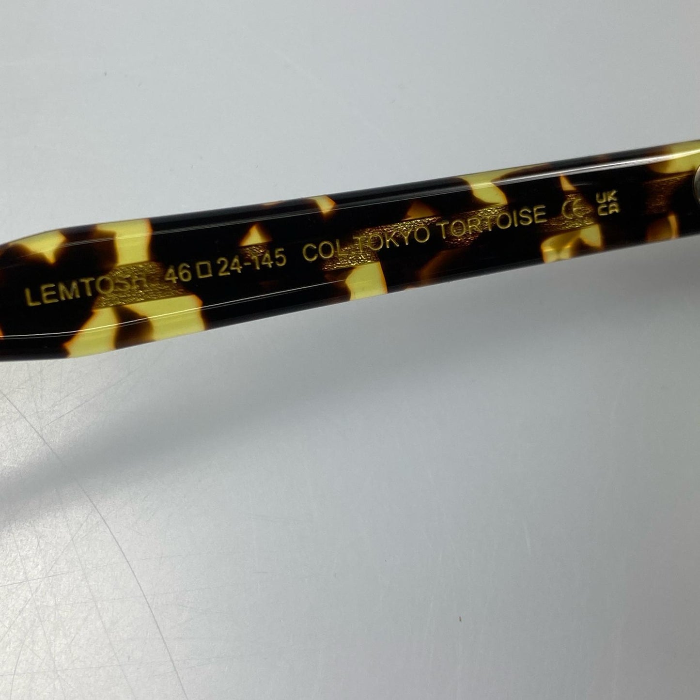 【中古】MOSCOT | モスコット LEMTOSH メガネ 度入りメガネ サイズ:46□24 ブラウン