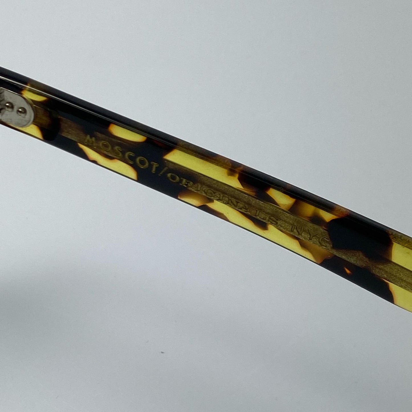 【中古】MOSCOT | モスコット LEMTOSH メガネ 度入りメガネ サイズ:46□24 ブラウン