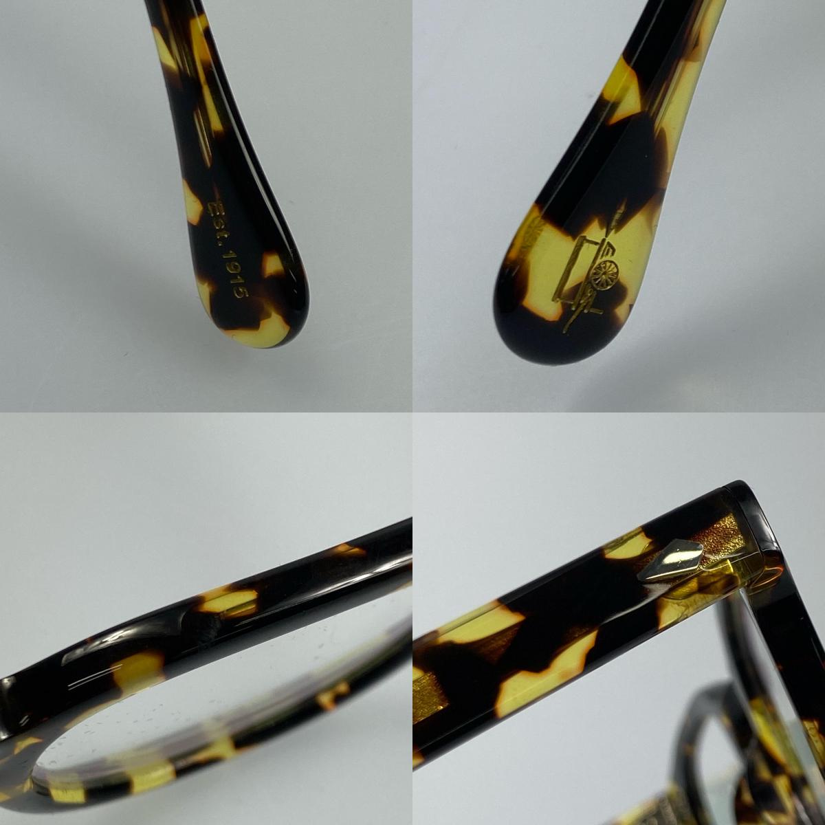【中古】MOSCOT | モスコット LEMTOSH メガネ 度入りメガネ サイズ:46□24 ブラウン