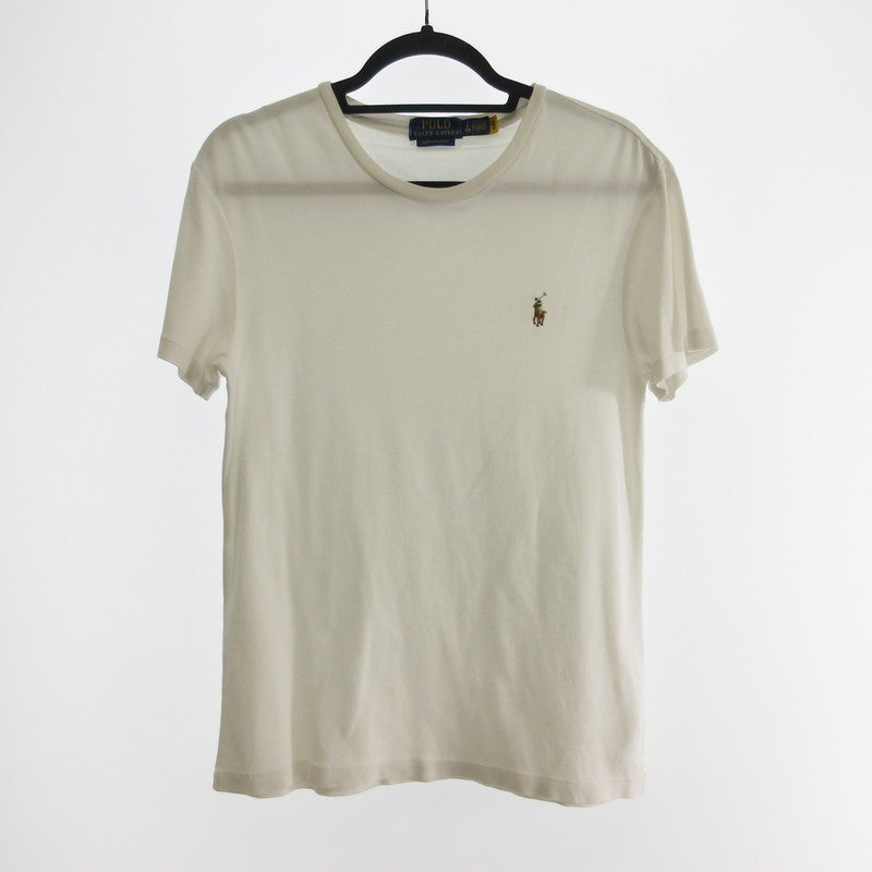 【中古】POLO RALPH LAUREN | ポロ・ラルフローレン カスタムスリムフィットソフトコットンTシャツ 半袖Tシャツ ホワイト サイズ:S