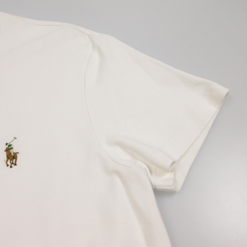 【中古】POLO RALPH LAUREN | ポロ・ラルフローレン カスタムスリムフィットソフトコットンTシャツ 半袖Tシャツ ホワイト サイズ:S