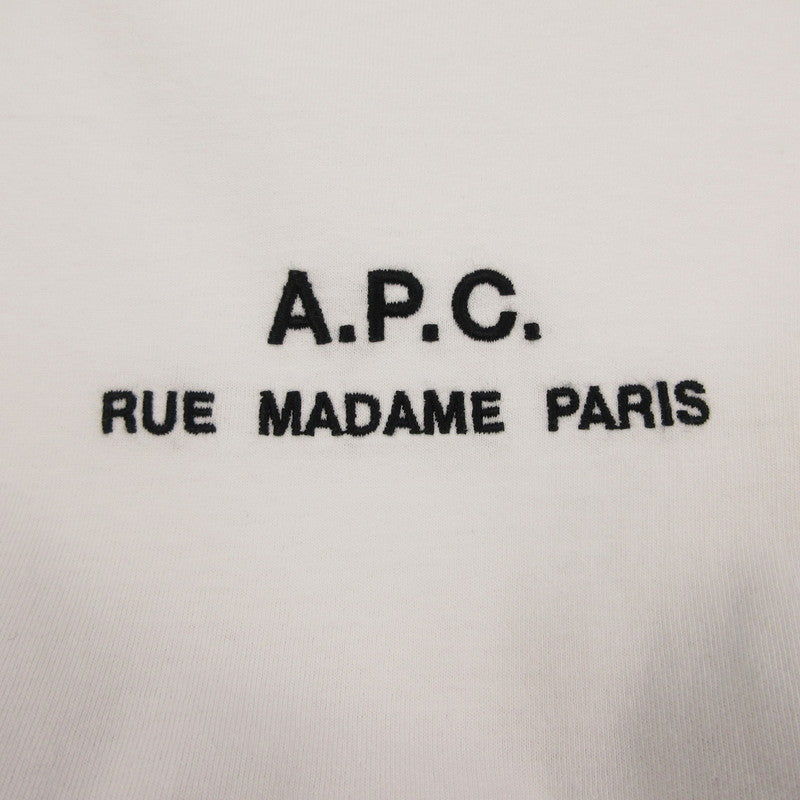 【中古】A.P.C | アーペーセー HOMME S/S TEE 半袖Tシャツ 25082-1-93310 ホワイト サイズ:M