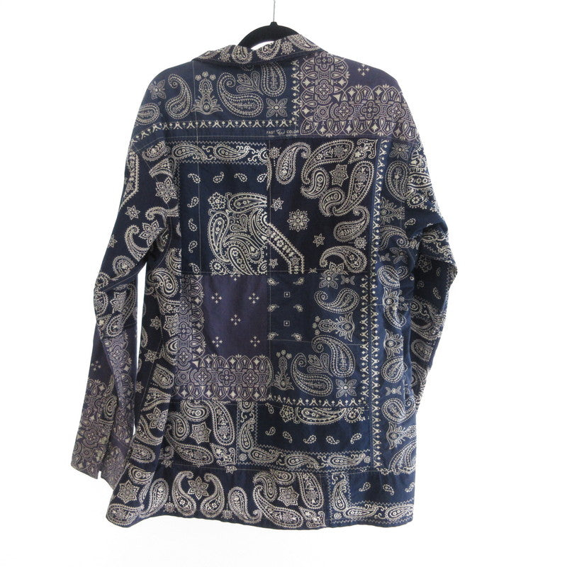 【中古】MIYAGIHIDETAKA | ミヤギヒデタカ レースアッププルオーバーバンダナシャツ 長袖シャツ 19-05-464-0240-1-0 サイズ:F