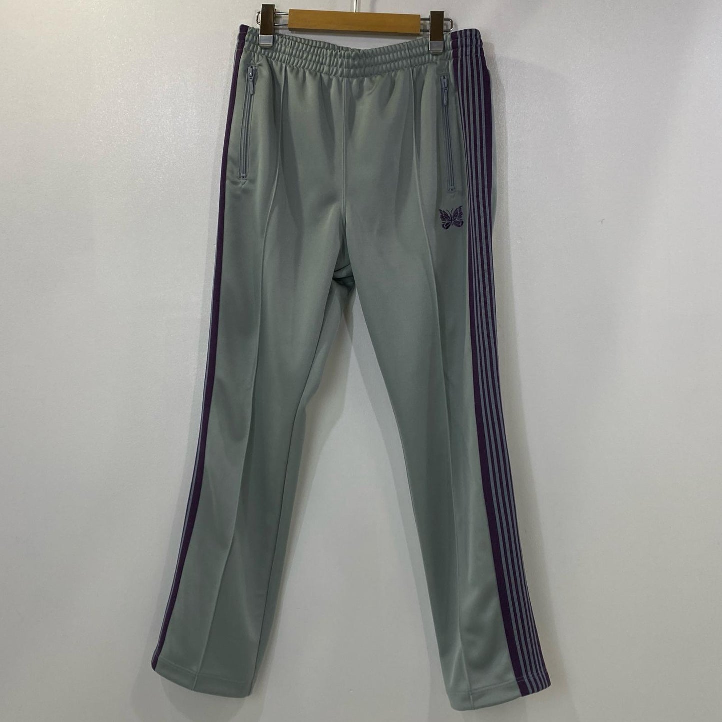 【中古】Needles | ニードルス Narrow Track Pant - Poly Smooth パンツ QV308 2025S/S ライトグリーン サイズ:S