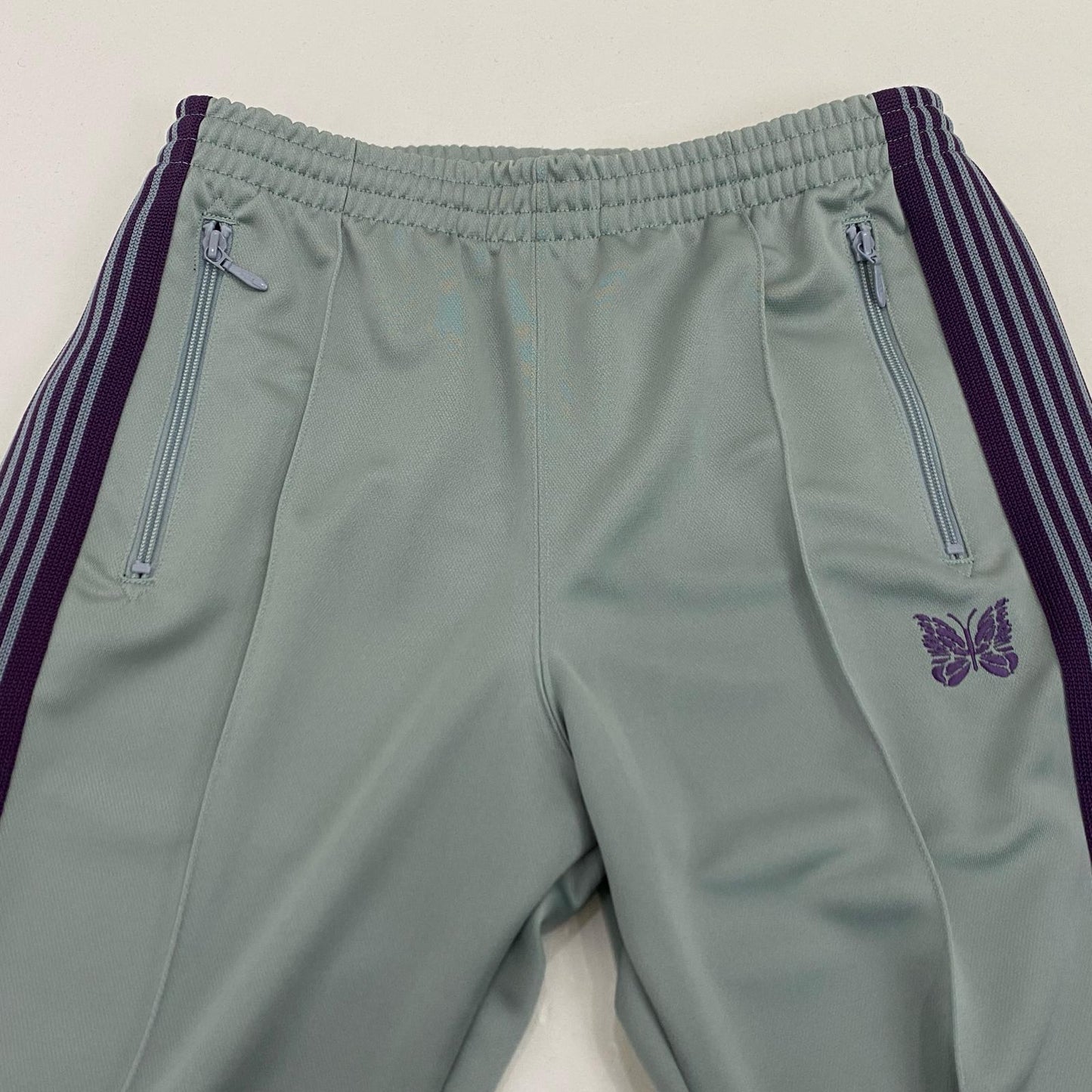 【中古】Needles | ニードルス Narrow Track Pant - Poly Smooth パンツ QV308 2025S/S ライトグリーン サイズ:S