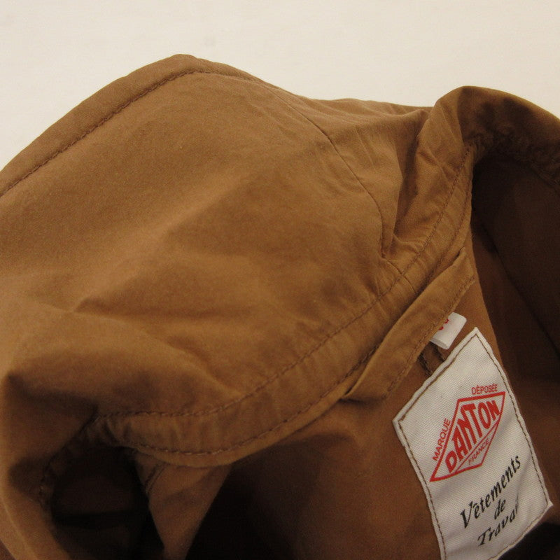 【中古】Danton | ダントン コットンポプリンカバーオール カバーオール JD-3681 TYO-BY ブラウン サイズ:36