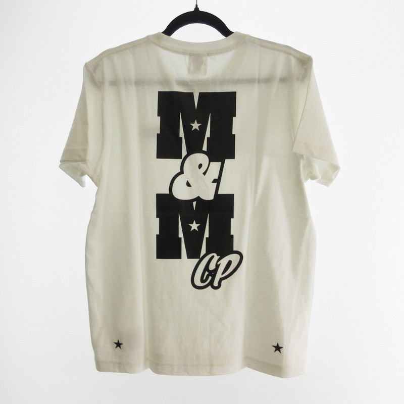 【中古】M&M CUSTOM PERFORMANCE | エムアンドエムカスタムパフォーマンス PRINT S/S TEE 半袖Tシャツ 20-MT-014 ホワイト サイズ:M