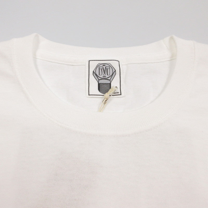 【中古】M&M CUSTOM PERFORMANCE | エムアンドエムカスタムパフォーマンス PRINT S/S TEE 半袖Tシャツ 20-MT-014 ホワイト サイズ:M