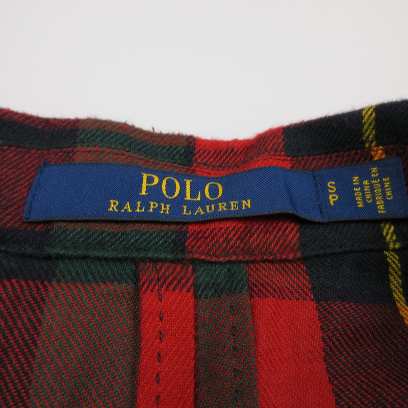 【中古】POLO RALPH LAUREN | ポロ・ラルフローレン タータンチェック3BフランネルテーラードJKT テーラードジャケット サイズ:S