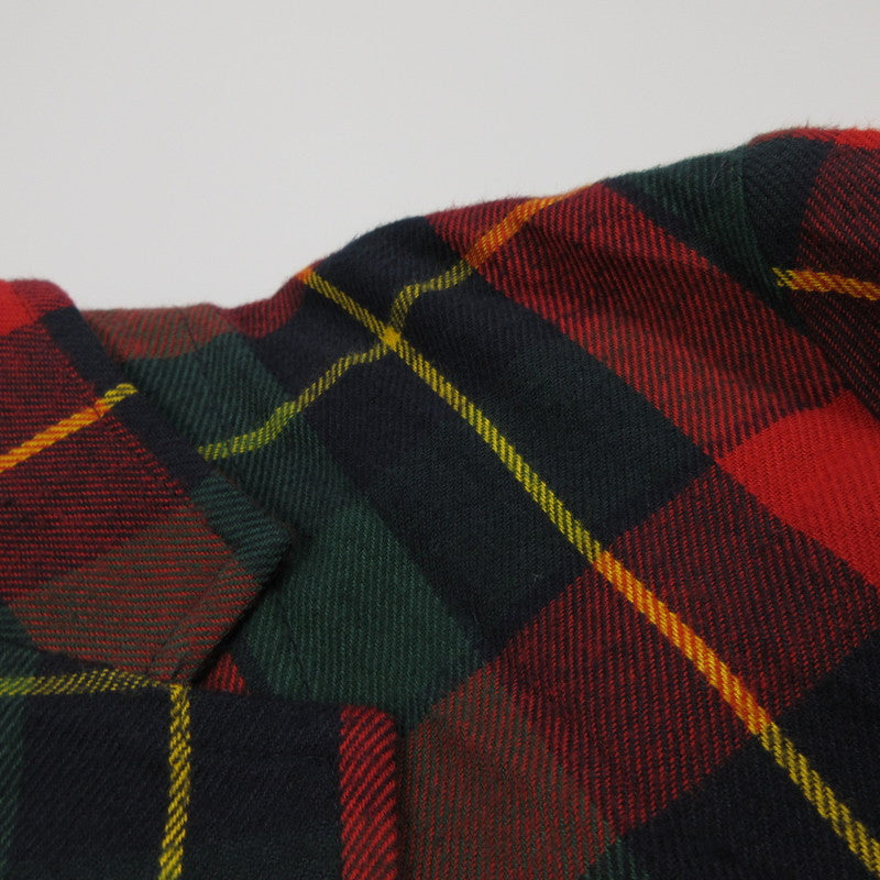 【中古】POLO RALPH LAUREN | ポロ・ラルフローレン タータンチェック3BフランネルテーラードJKT テーラードジャケット サイズ:S