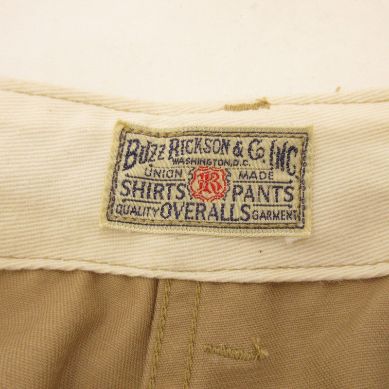 【中古】Buzz Rickson's | バズリクソンズ ORIGINAL SPEC CHINOS チノパンツ BR40025 ベージュ サイズ:31