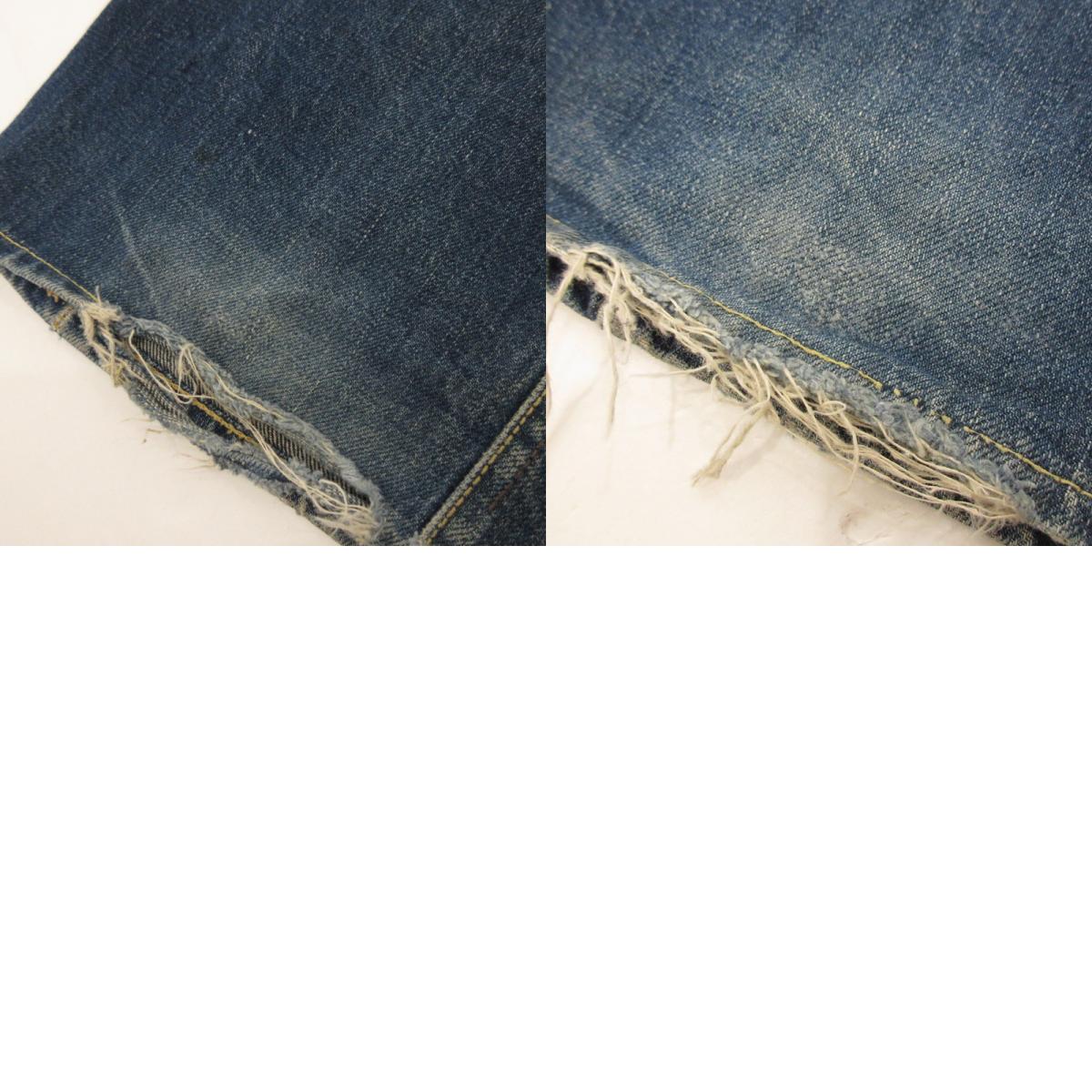 【中古】Lee | リー 40年代大戦モデル復刻 逆アーキュエイトステッチ デニムパンツ LOT2101 センター赤タグ ブルー サイズ:33