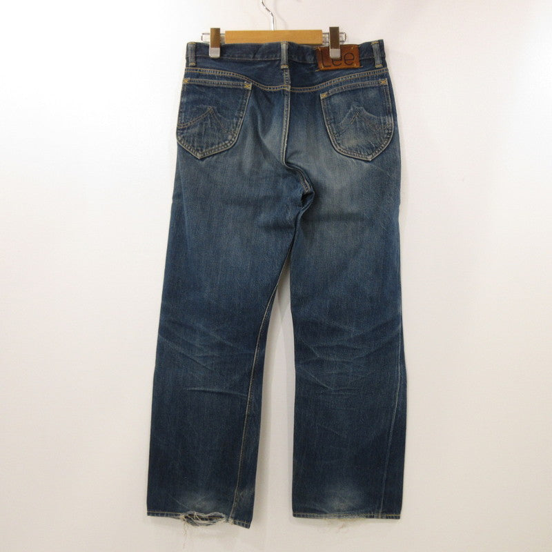 【中古】Lee | リー 40年代大戦モデル復刻 逆アーキュエイトステッチ デニムパンツ LOT2101 センター赤タグ ブルー サイズ:33