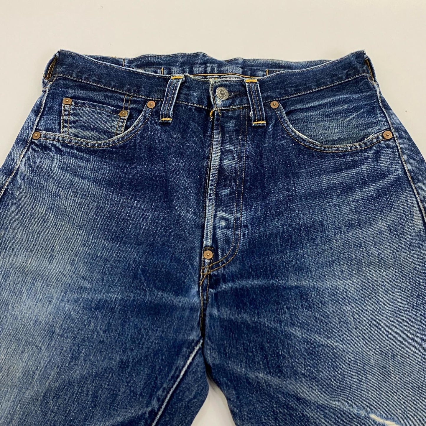 【中古】Levi's VintageClothing | リーバイスヴィンテージクロージング 201XX 1937年モデル復刻 デニムパンツ 201-0003 1998年製 赤耳 ビッグE ネイビー