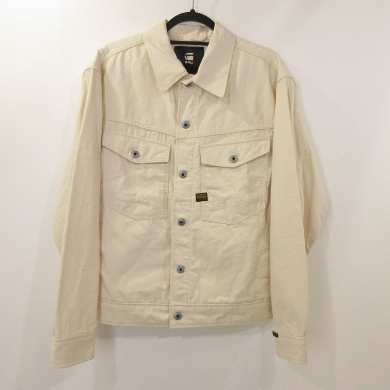 【中古】G-STAR | ジースター DAKOTA JACKET デニム D23593-D491-159 アイボリー サイズ:M