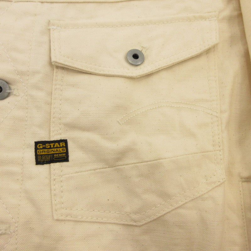 【中古】G-STAR | ジースター DAKOTA JACKET デニム D23593-D491-159 アイボリー サイズ:M