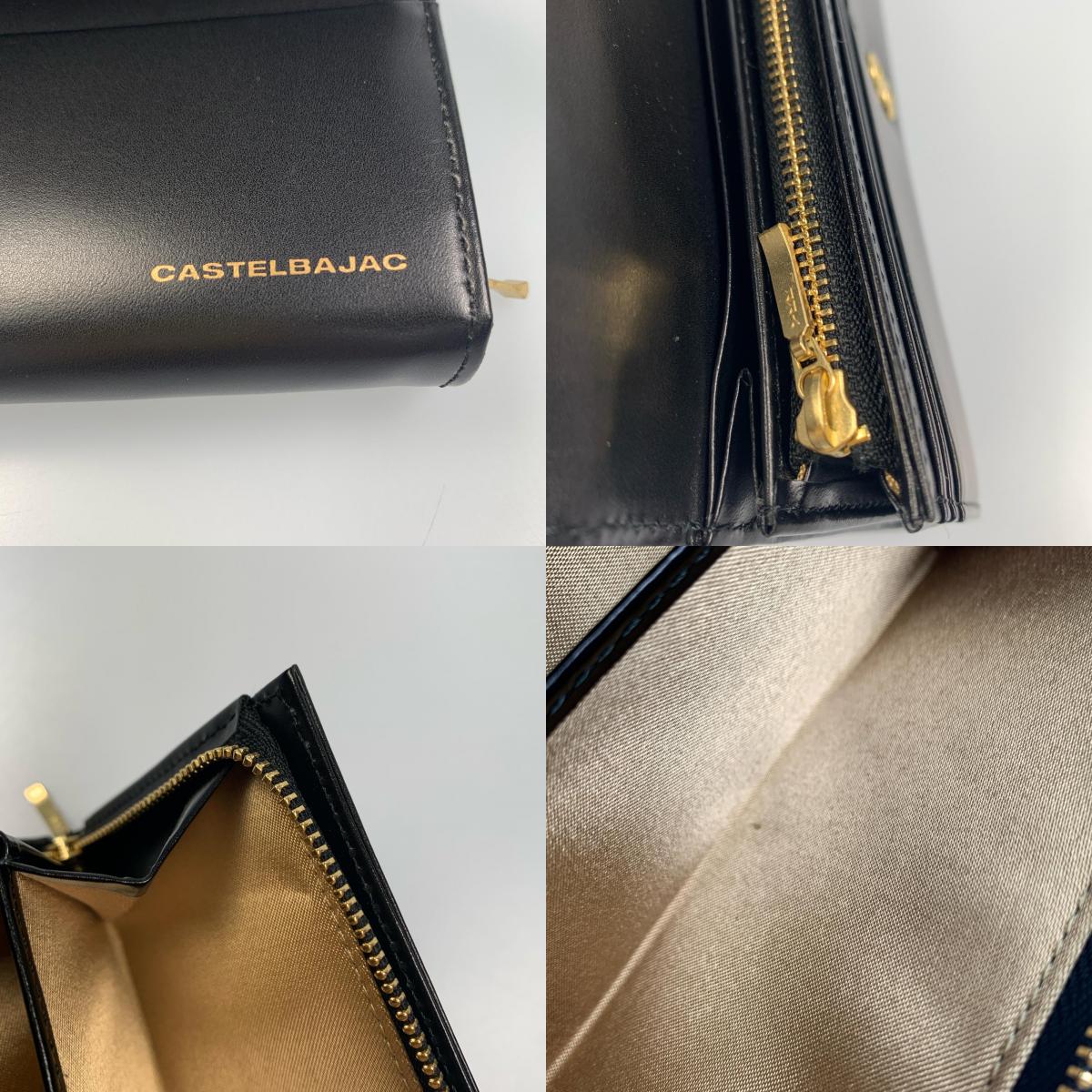 【中古】CASTEL BAJAC | カステルバジャック シェスト 長財布 027604 ブラック