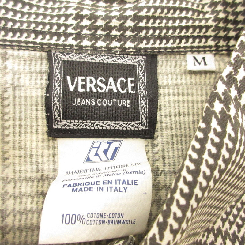 【中古】VERSACE | ヴェルサーチ メデューサボタン 長袖シャツ サイズ:M