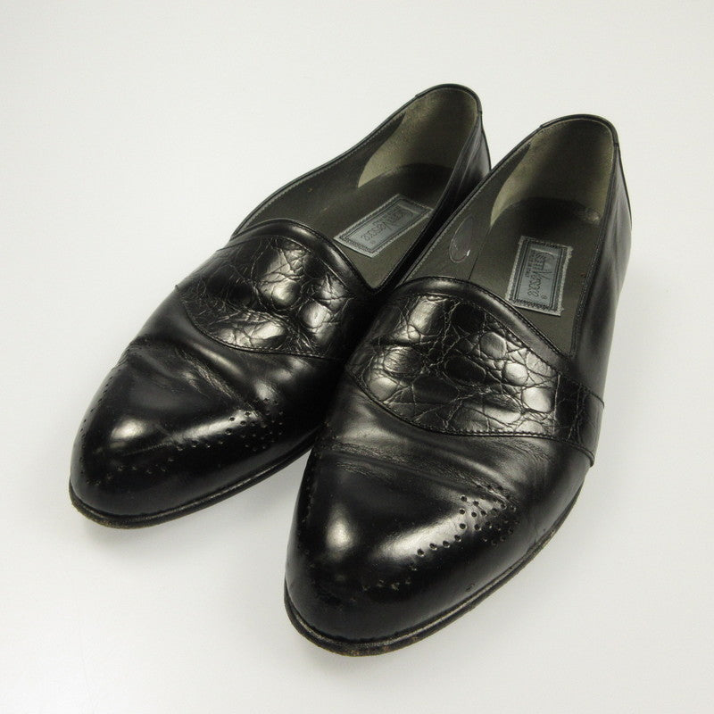 【中古】Gianni Versace | ジャンニ・ヴェルサーチ その他靴 リーガル社製 サイズ41 ブラック