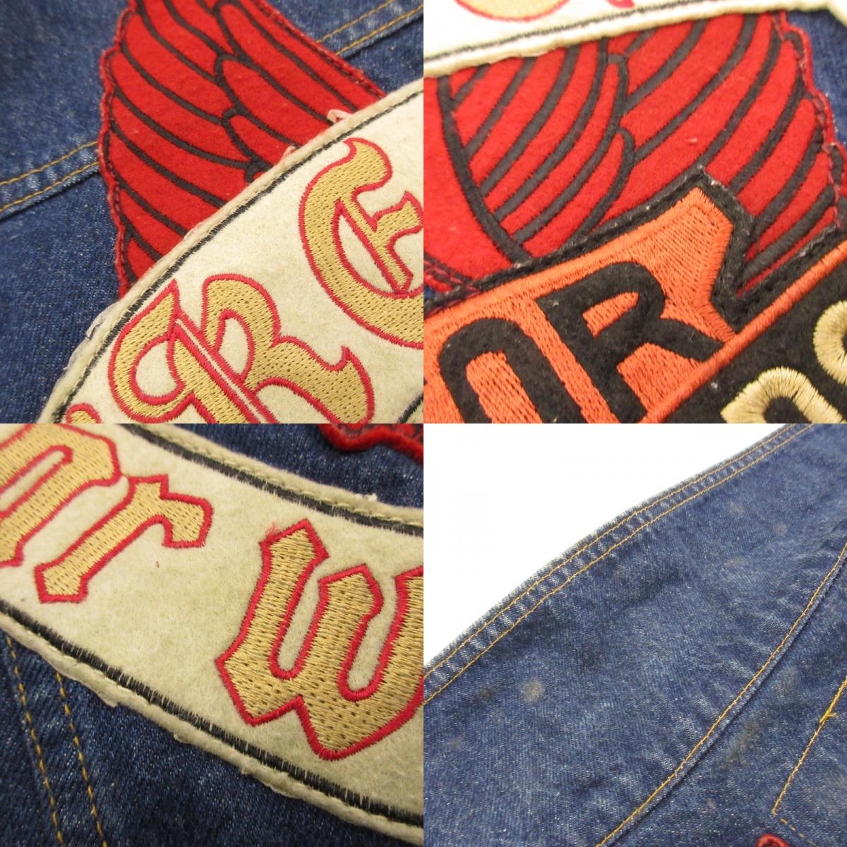 【中古】HARLEY-DAVIDSON | ハーレーダビットソン ベスト 50026 ブルー サイズ:M