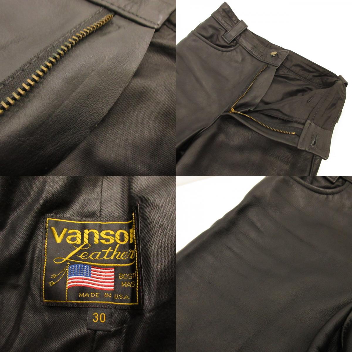 【中古】VANSON | バンソン パンツ TALON ブラック サイズ:30