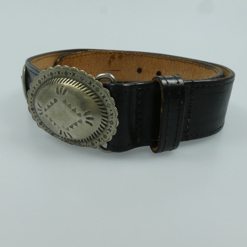 【中古】HARLEY-DAVIDSON | ハーレーダビットソン コンチョ ベルト ブラック