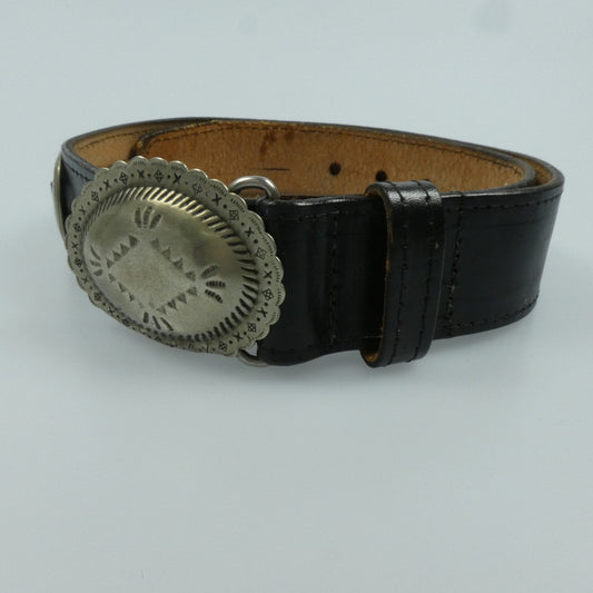 【中古】HARLEY-DAVIDSON | ハーレーダビットソン コンチョ ベルト ブラック