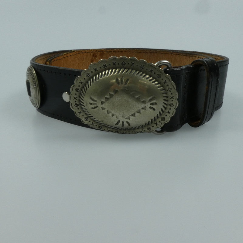 【中古】HARLEY-DAVIDSON | ハーレーダビットソン コンチョ ベルト ブラック