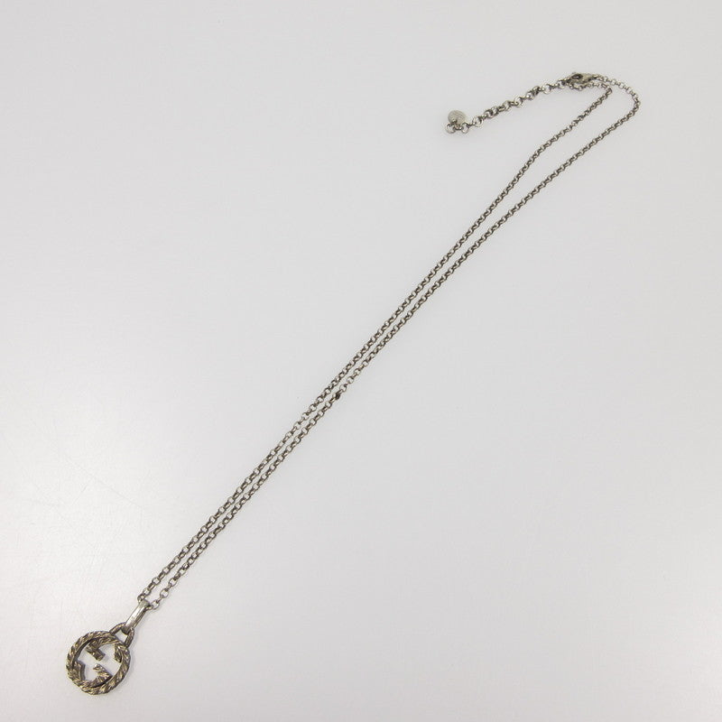 【中古】GUCCI | グッチ インターロッキング ネックレス 455535
