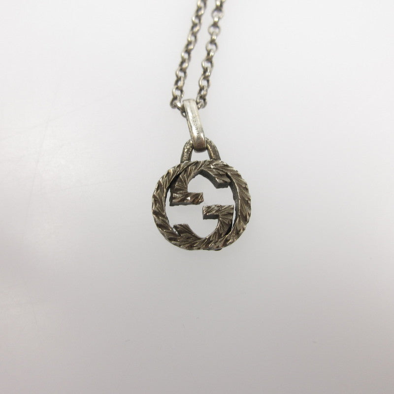 【中古】GUCCI | グッチ インターロッキング ネックレス 455535