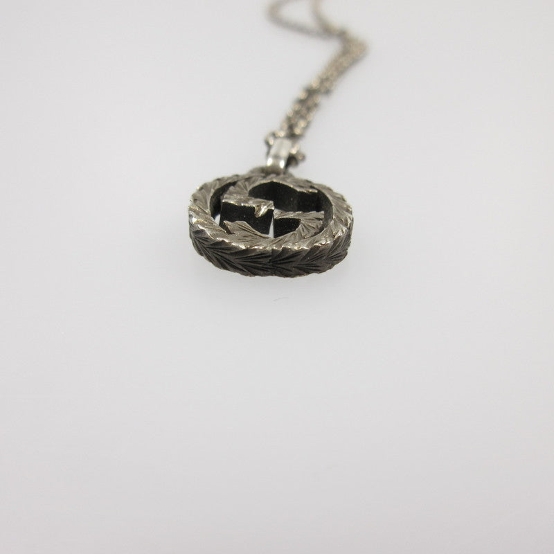 【中古】GUCCI | グッチ インターロッキング ネックレス 455535