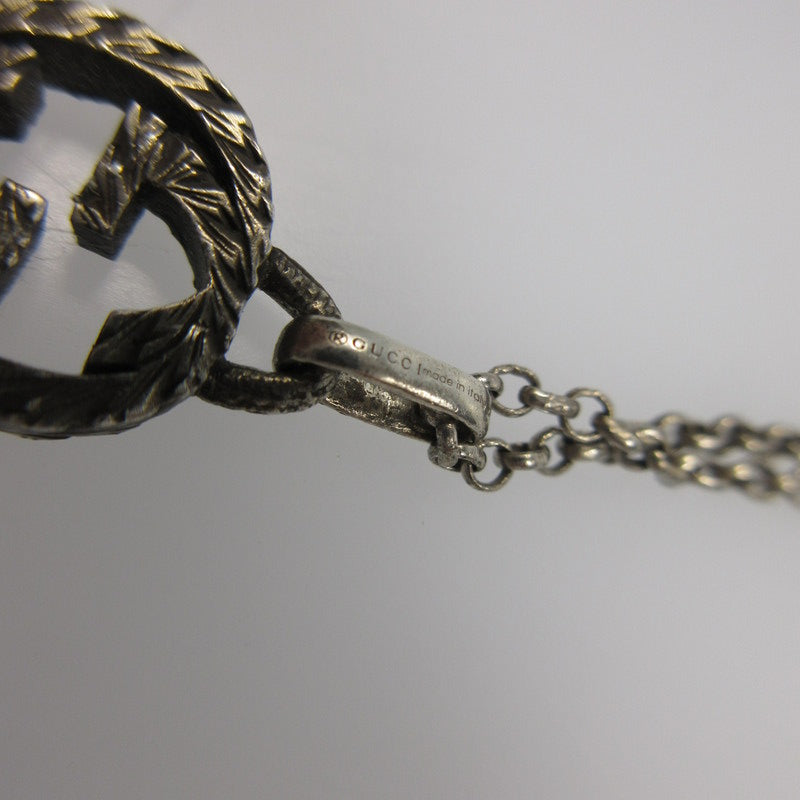 【中古】GUCCI | グッチ インターロッキング ネックレス 455535